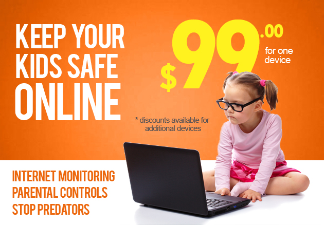 Keep your kids safe from cyber-bullies, online predators and pornography.